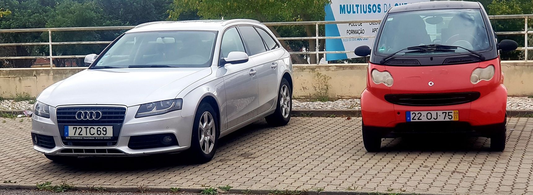 Aluguer de Smart e Audi A4