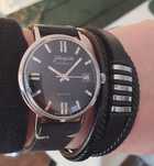 Gub Glashutte Spezimatic.  Silver, męski zegarek.  Lata 60-te.  Ideał.