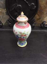 Pote Porcelana Chinesa Séc XVIII China 17,5 cm Família Rosa