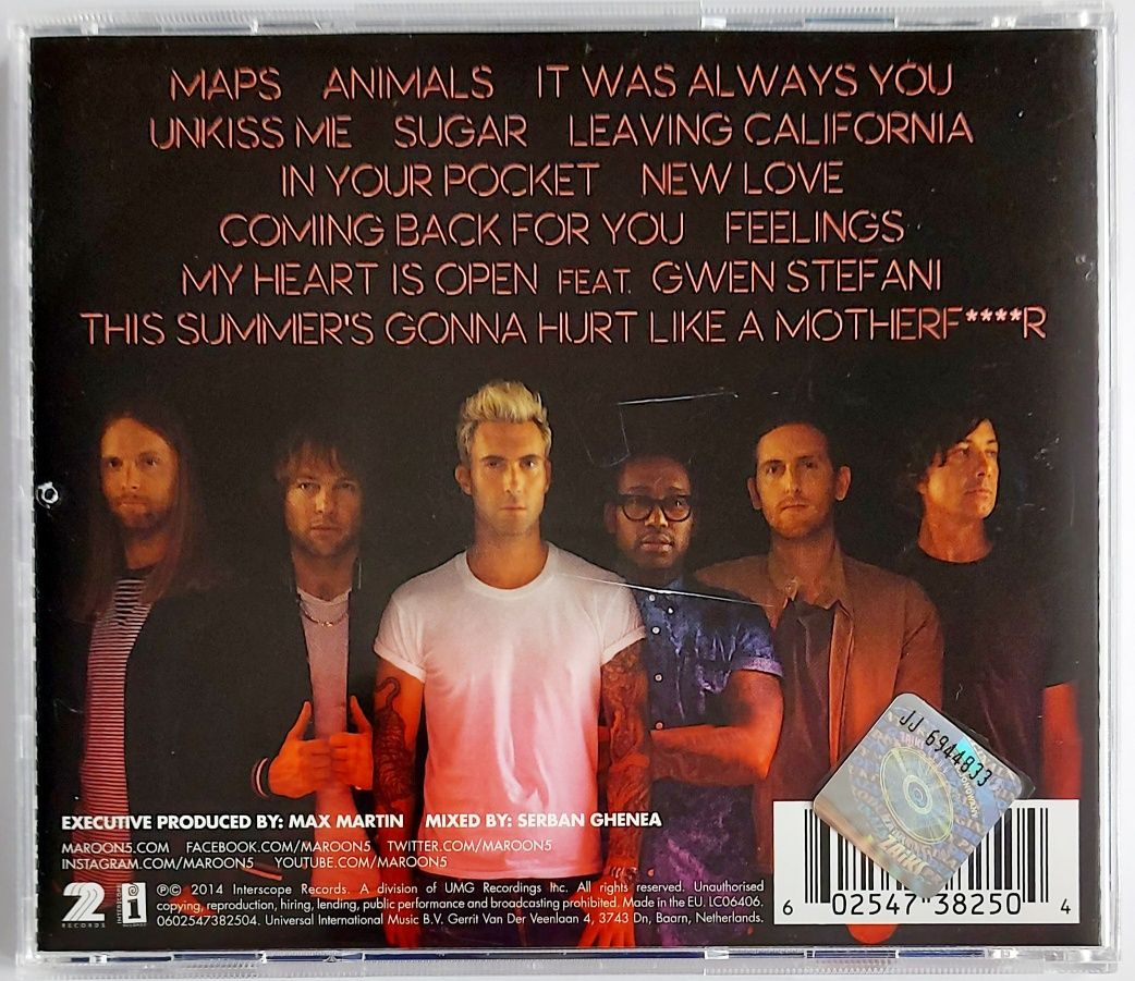 Maroon Maroon 5 2014r