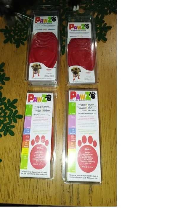 PAWZ - gumowe buty dla psa - zestaw 12 sztuk - rozmiar S