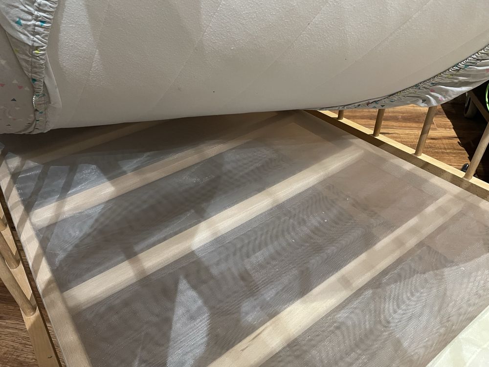 Łóżeczko dziecięce 120x60, materac i spód IKEA