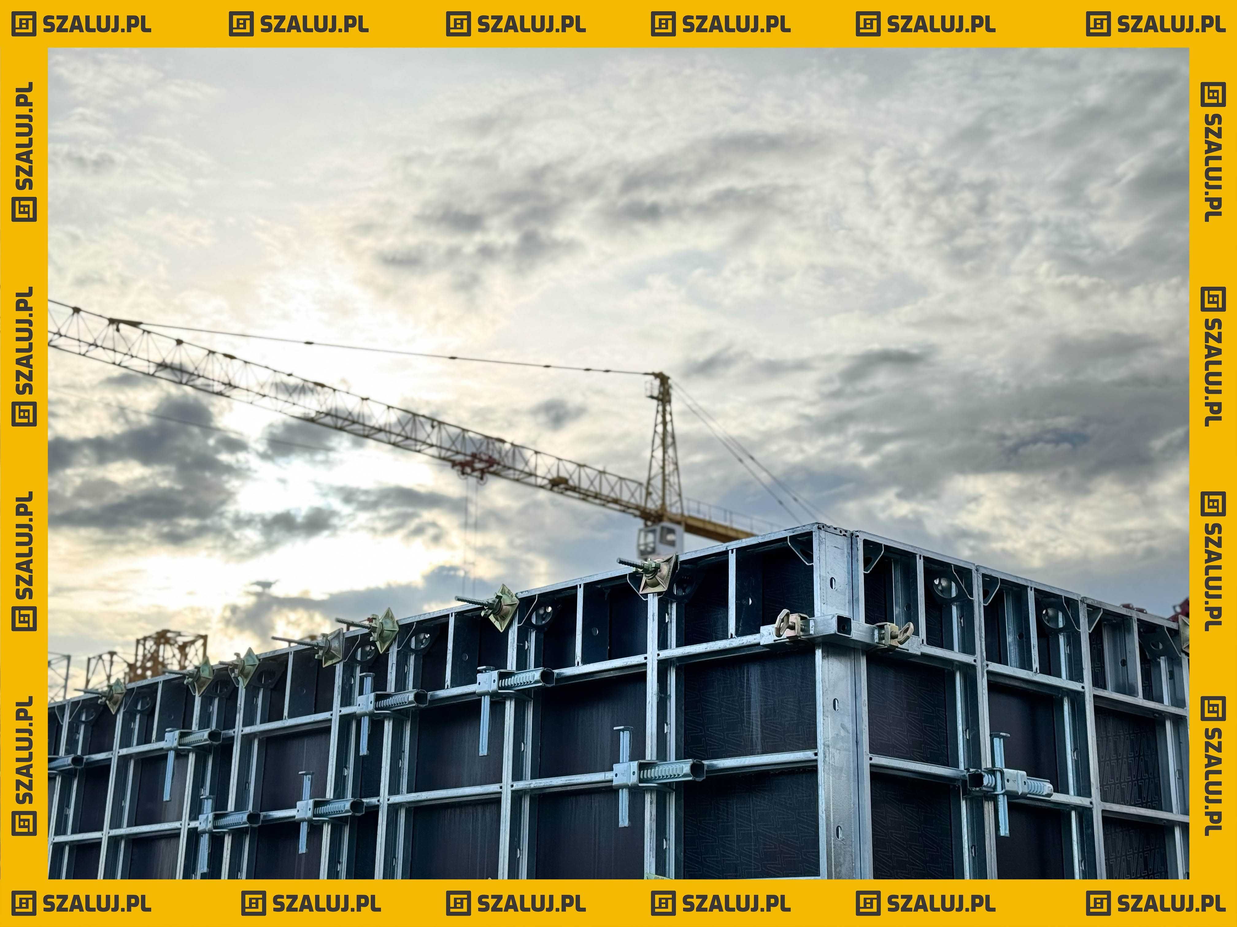 Płyta Bauframe-Alu profil fundament ściany budowalne sklejka brzozowa