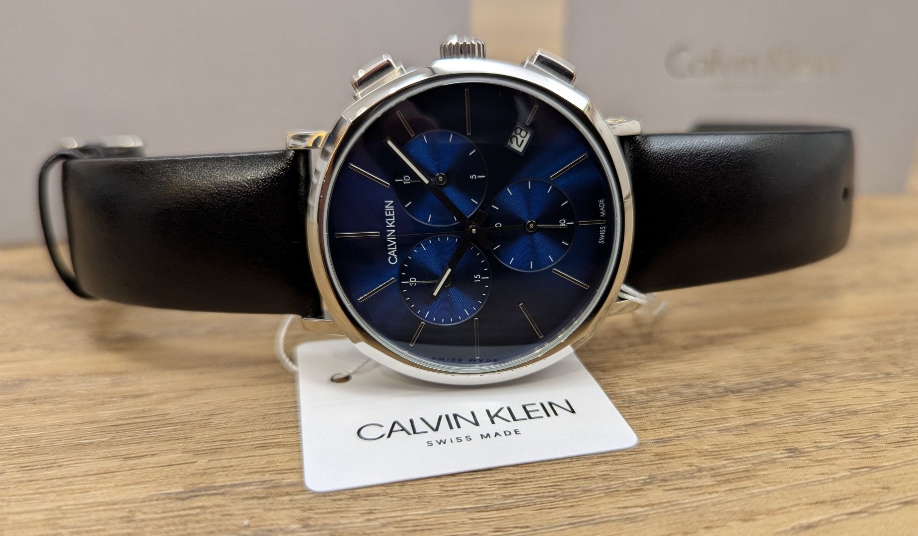 Szwajcarski Zegarek kwarcowy CALVIN KLEIN Gent Posh Chrono K8Q371CN