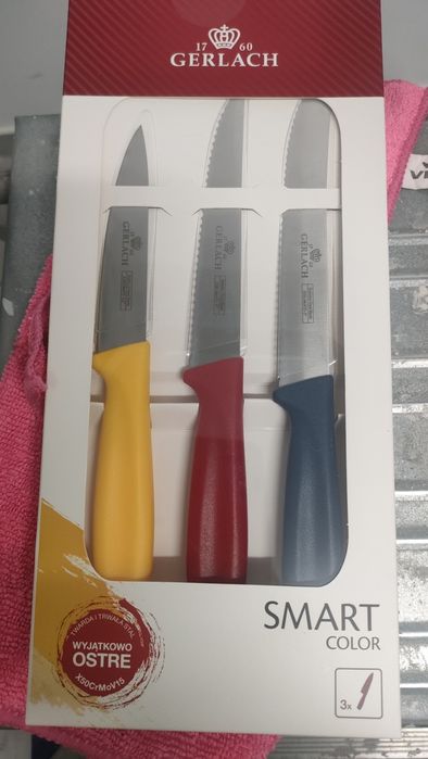 Zestaw 3 noży gerlach. Nowe.