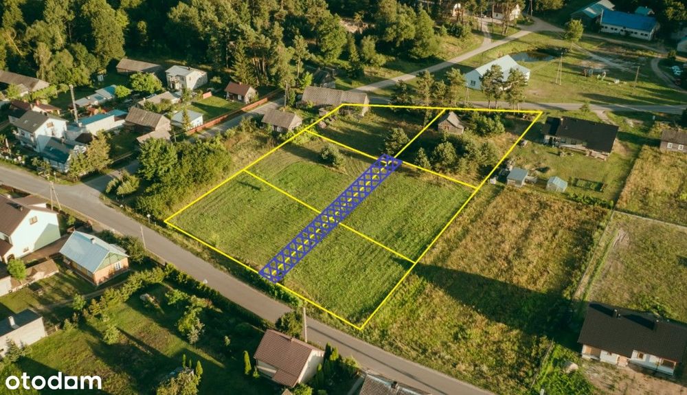 Działka budowlana z mpzp, Poniatowo, 65 000 zł