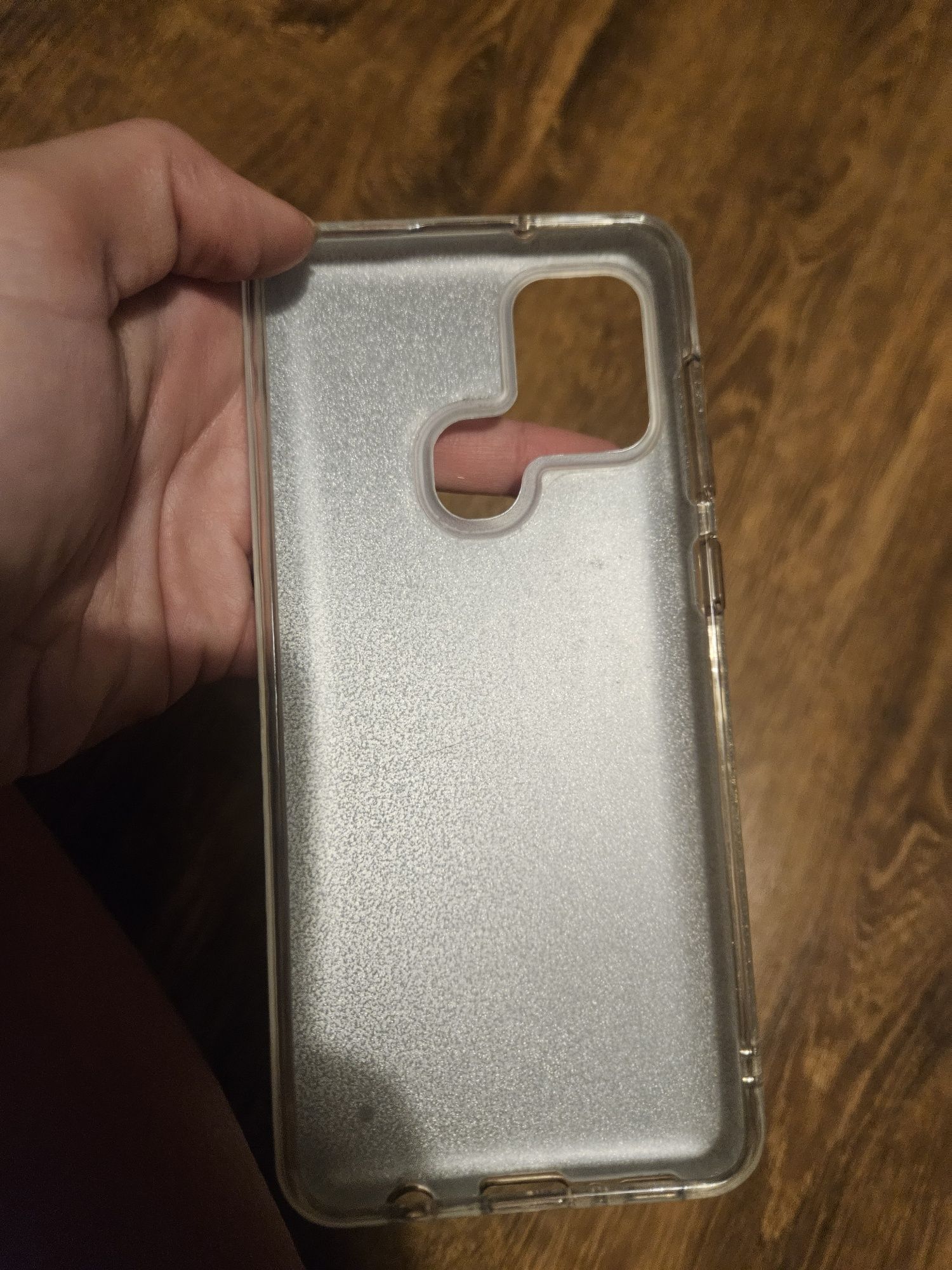 Etui srebrne samsung galaxy a21s