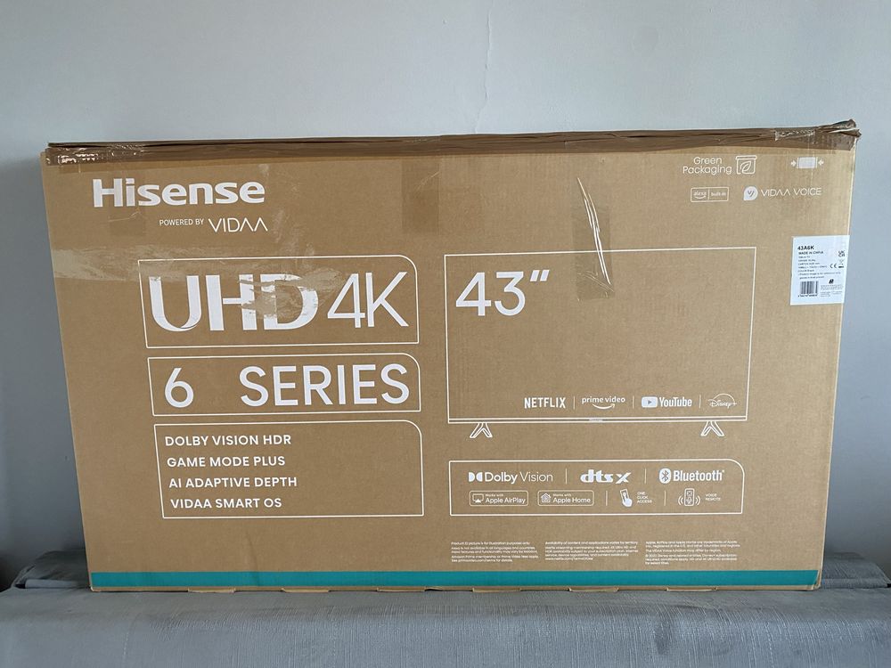 Telewizor Hisense 43 cale 4K UHD