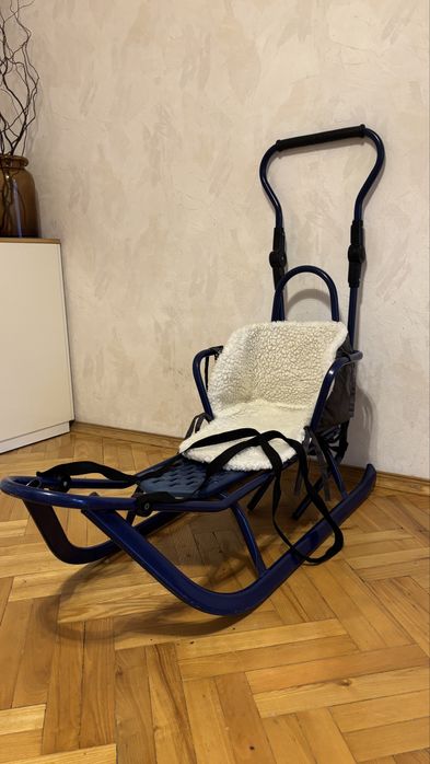 Санки дитячі Piccolino сині бу