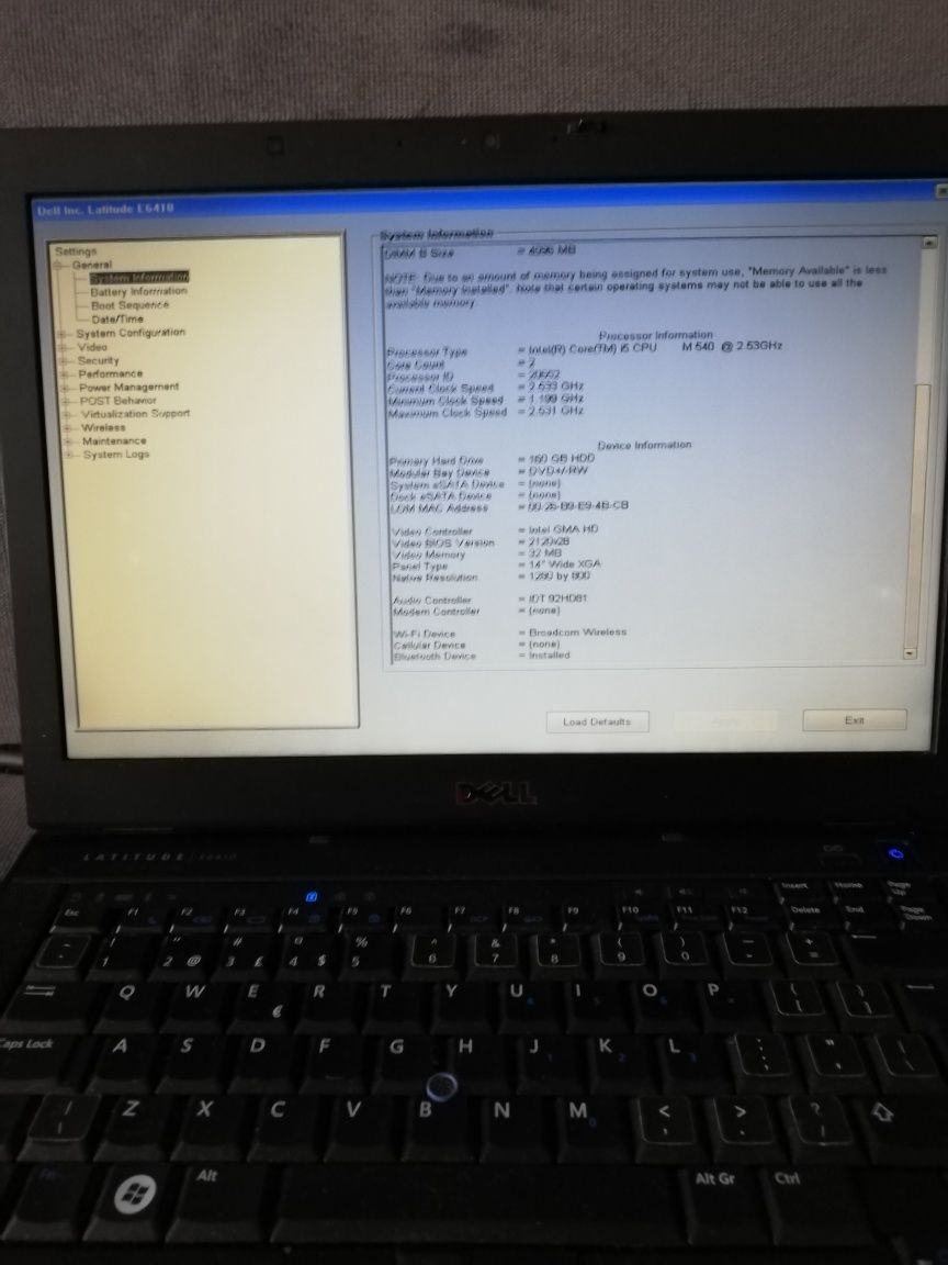 Dell latitude e6410 core i5 laptop