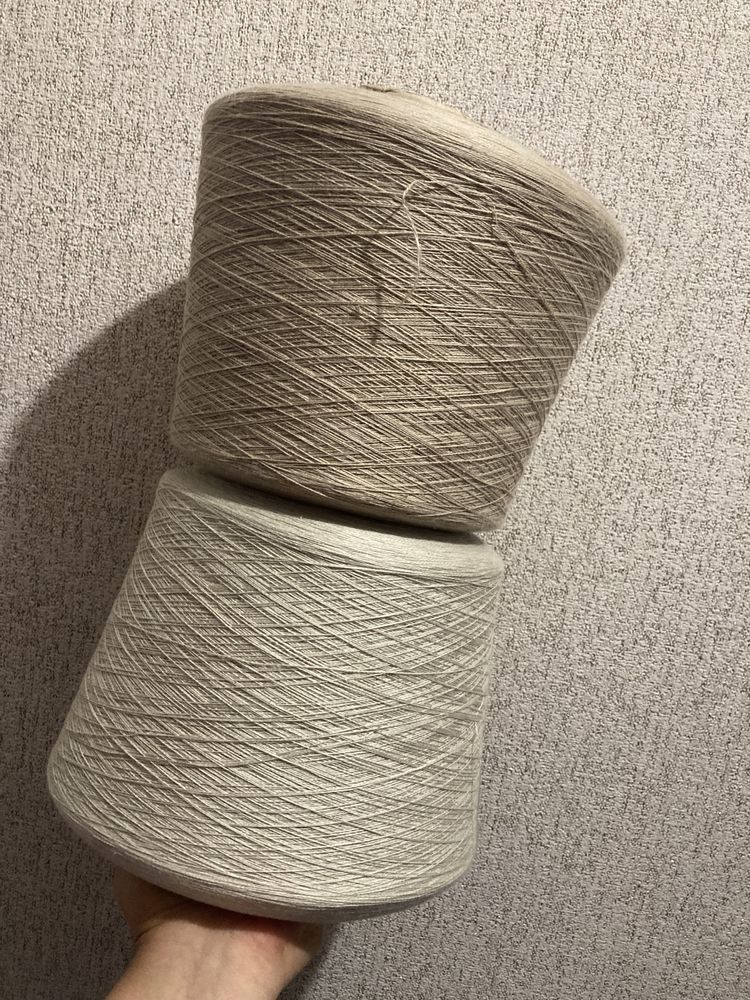 Хлопок бавовна пряжа нитки для вязания машинного ручного бобинная