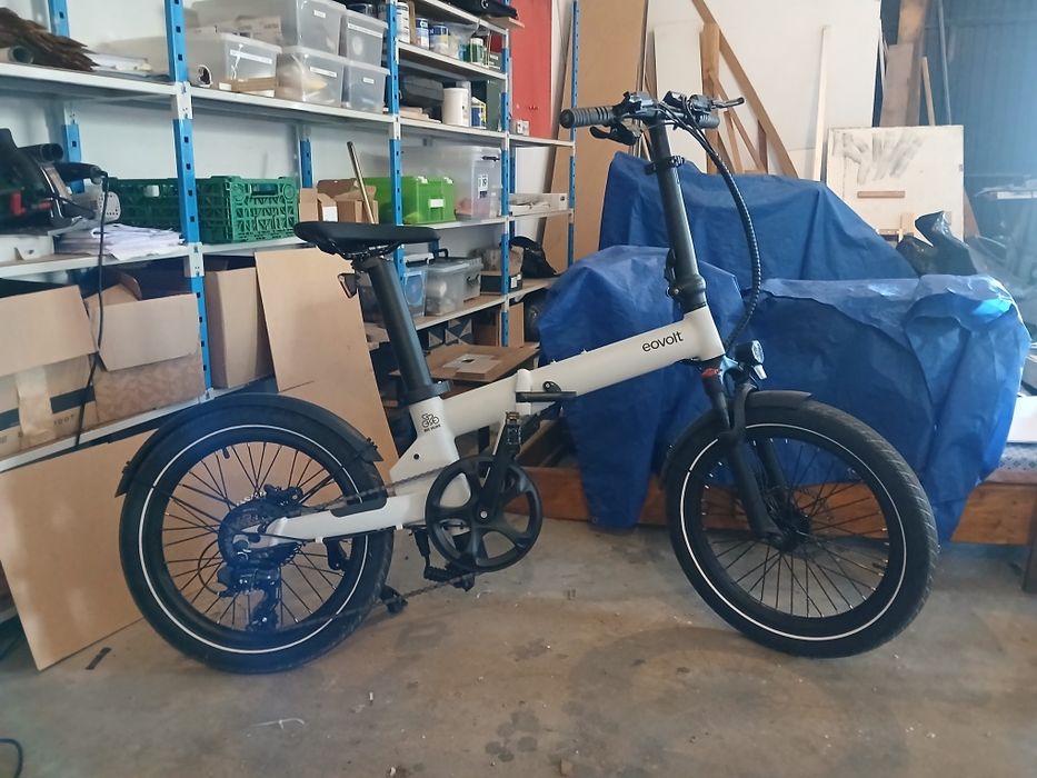 Bicicleta eletrica com garantia 100% nova e dobrável EOVOLT