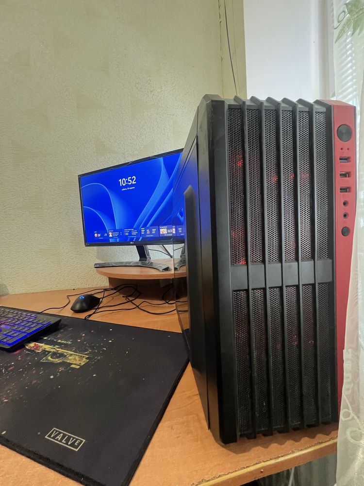 ПК i5-10400f 1050ti 4 gb. DDR4 16gb. Монитор LG 24” 60HZ