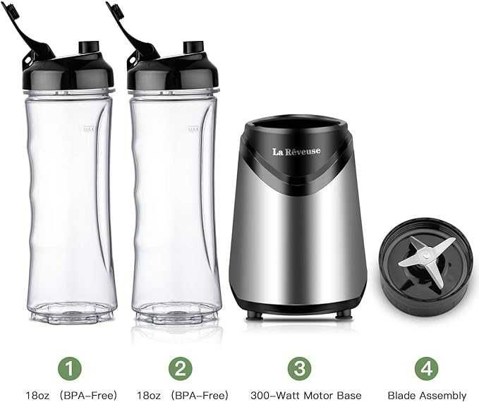 Blender Kielichowy La Rêveuse 300W mikser stojący smoothie 550ml