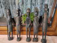 Figurki etniczne drewniane