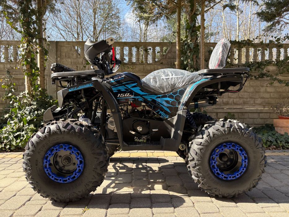 QUAD 150 Pelikan RUGBY NAJMOCNIEJSZY Ledy Hak Raty Dostawa Duże Koła