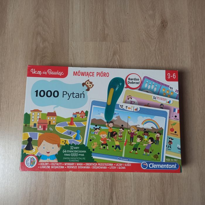 Clementoni 1000 pytań, mówiące pióro.