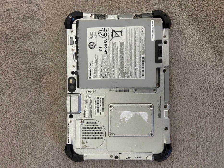 Pancerny tablet Panasonic FZ-G1 MK1 i5 4GB RAM SSD dotykowy Windows 8