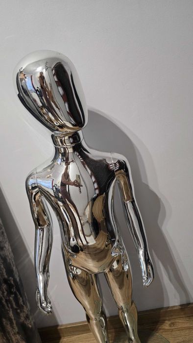 Sprzedam manekiny- srebrne, dziecięce. Cena 350 złotych .