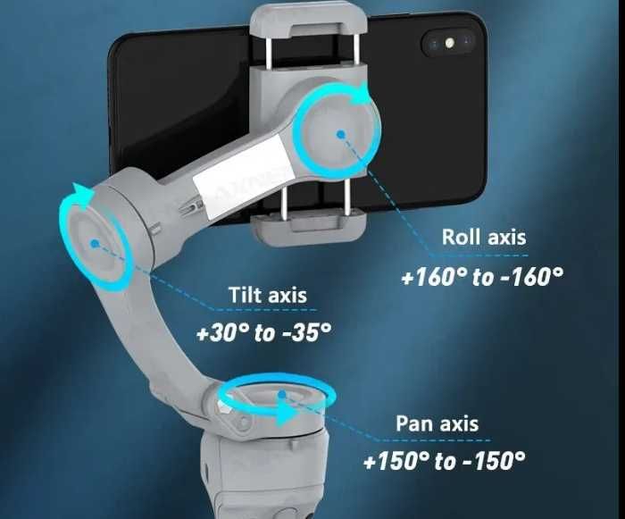 Gimbal Estabilizador, Reconhecimento Facial, Remoto NOVO ENVIO GRÁTIS