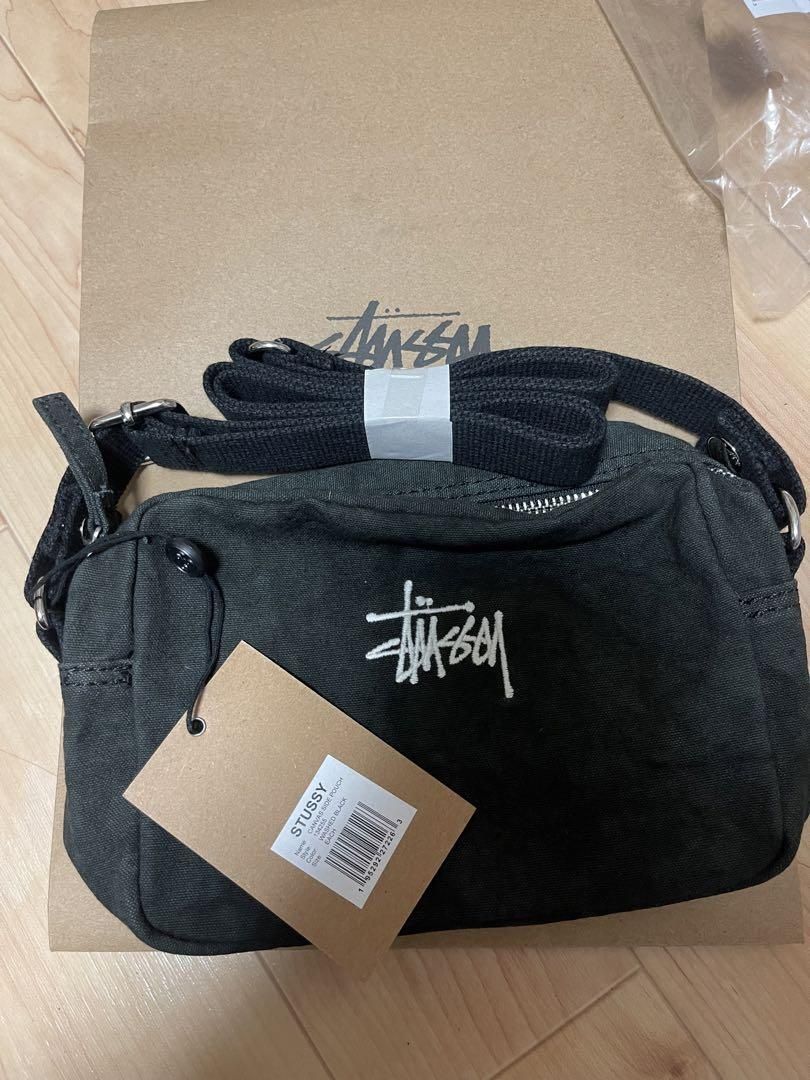 Сумка Stussy canvas side pouch
