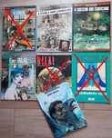 6 livros de Bilal e 1 de Moebius