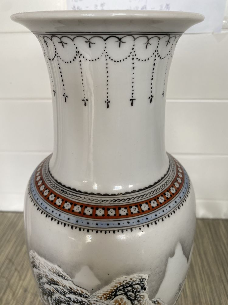 Vaso de cena de neve