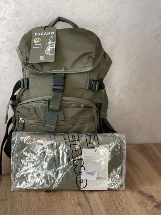 Рюкзак Tucano Desert для ноутбуків 13/14", хакі,-29%+ BONUS