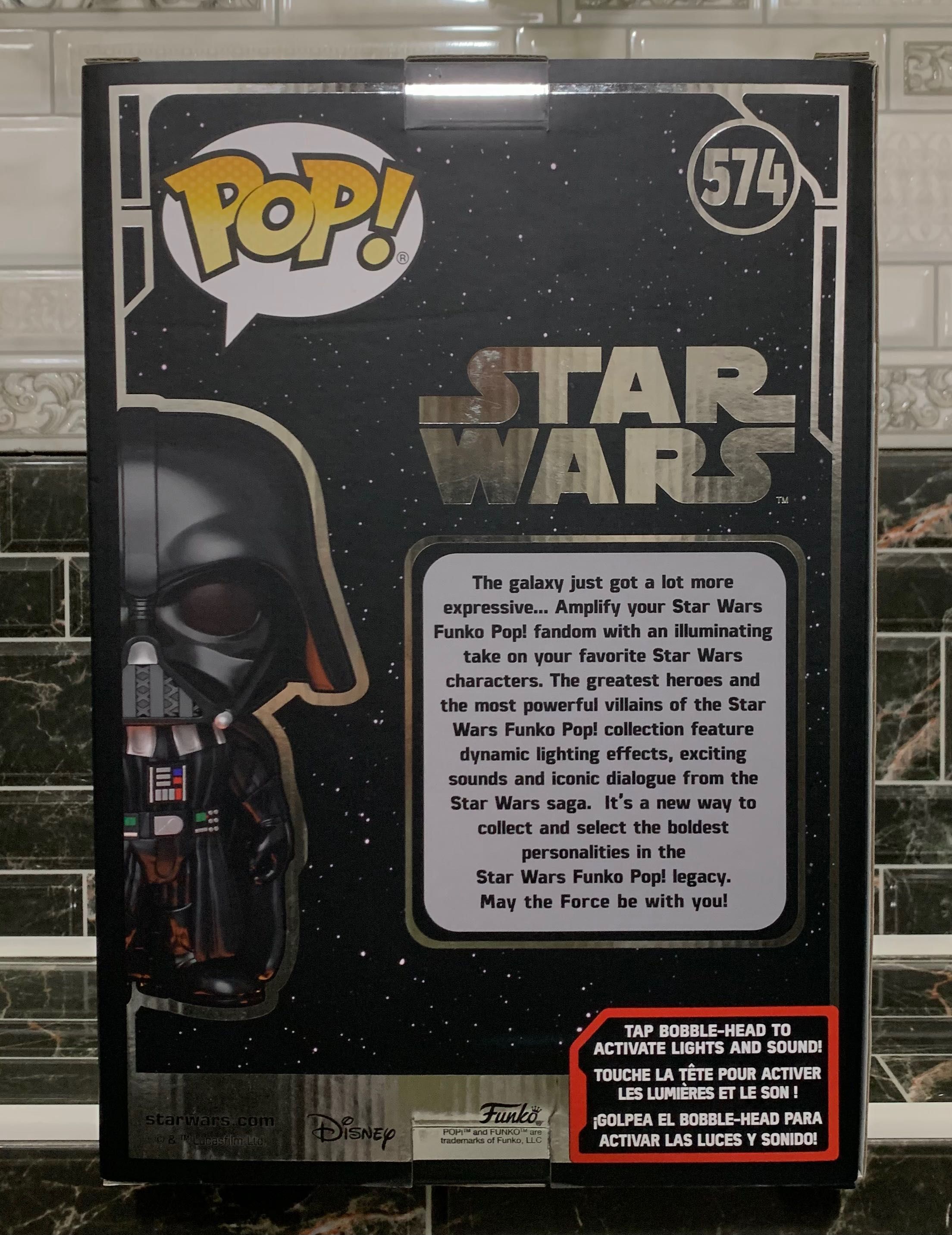 Funko Pop! Darth Vader Star Wars 574 Jumbo 10 inch/25 см Lights&Sound