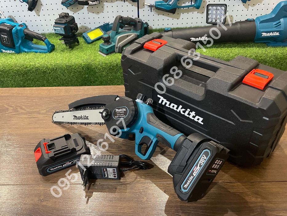 Цепная пила Makita DUC360BL 36V с маслоподачей и АКБ сучкоріз кусторіз