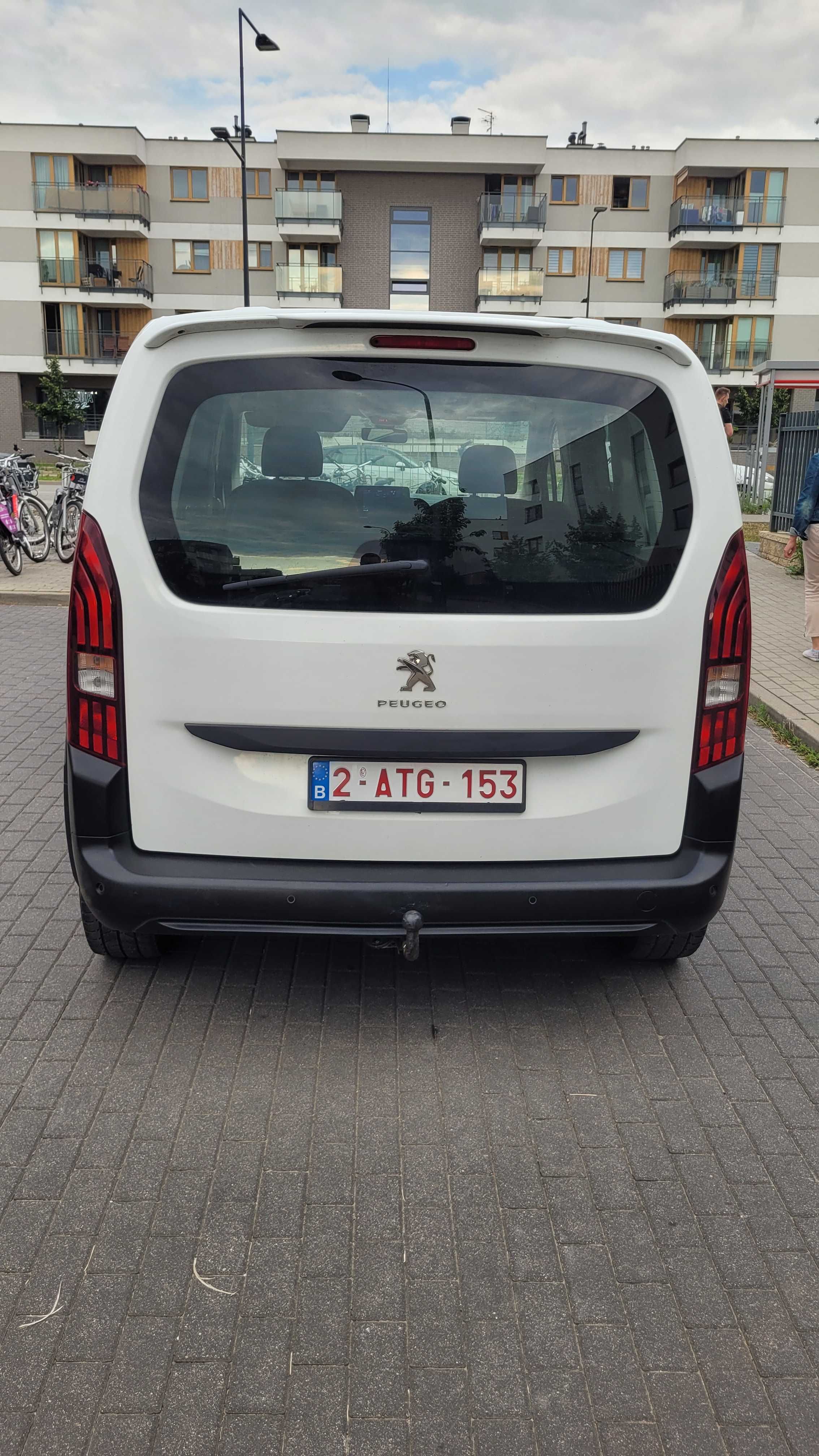 Peugeot Rifter 1.5BlueHdi 2021r, Navi, AsystentPasa, Bluetooth,2xDrzwi