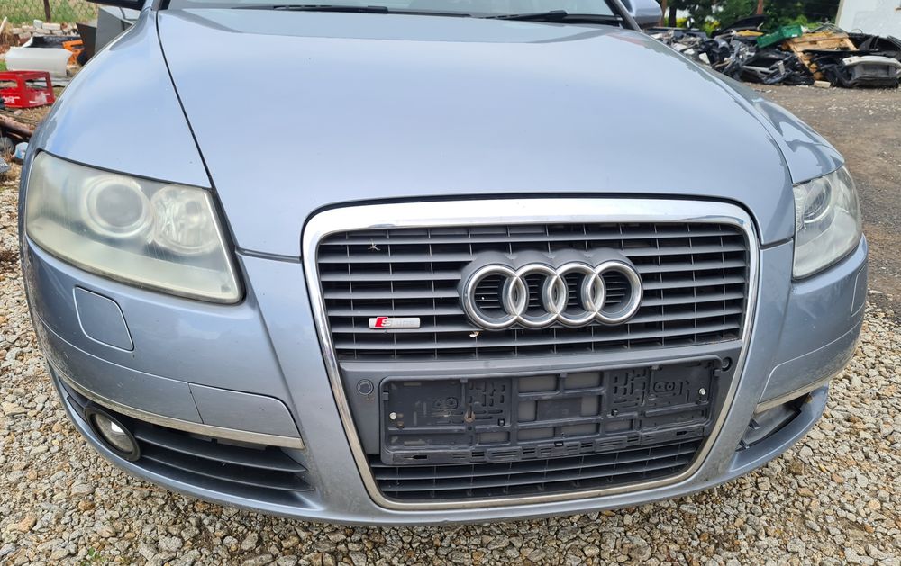 Kompletny ZDERZAK Xenon ksenon +grill Audi A6 C6 LY7J 2005rok