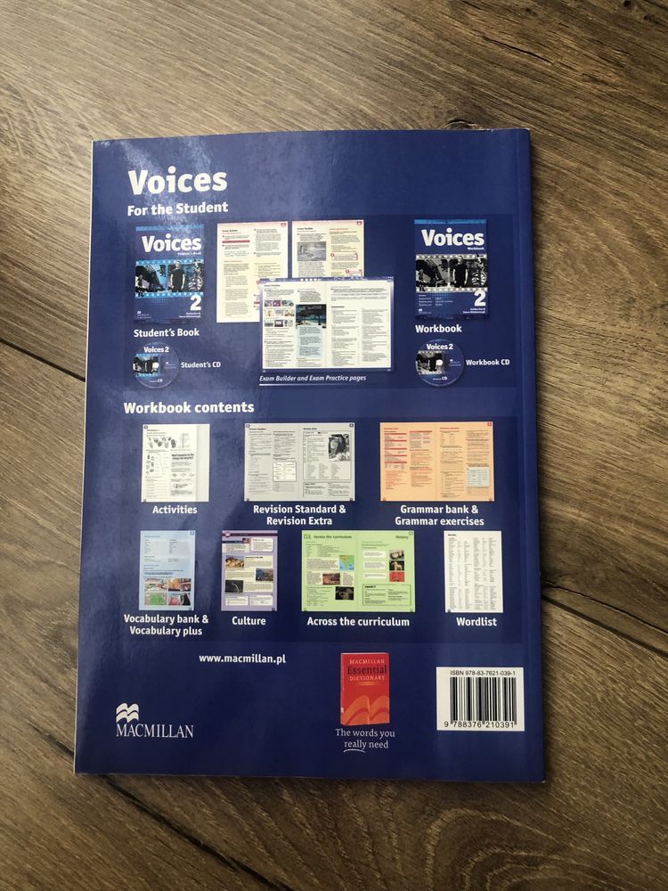 cwiczenia ksiazka voices workbook 2