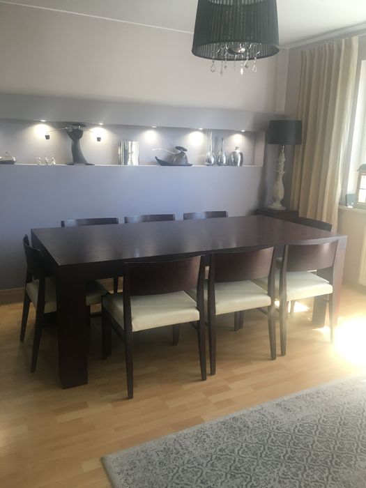 Stół  jadalniany +  8 krzeseł VINOTTI ARMANIO