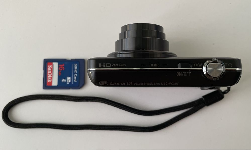 Фотоапарат Sony Cyber-shot DSC-WX80, фотокамера, фотоаппарат