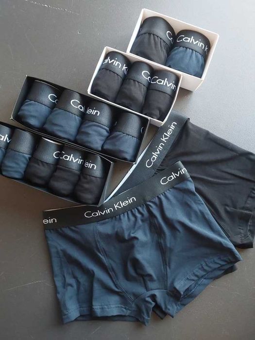Якісні чоловічі труси Calvin Klein серії Modern Black. Мужские боксеры