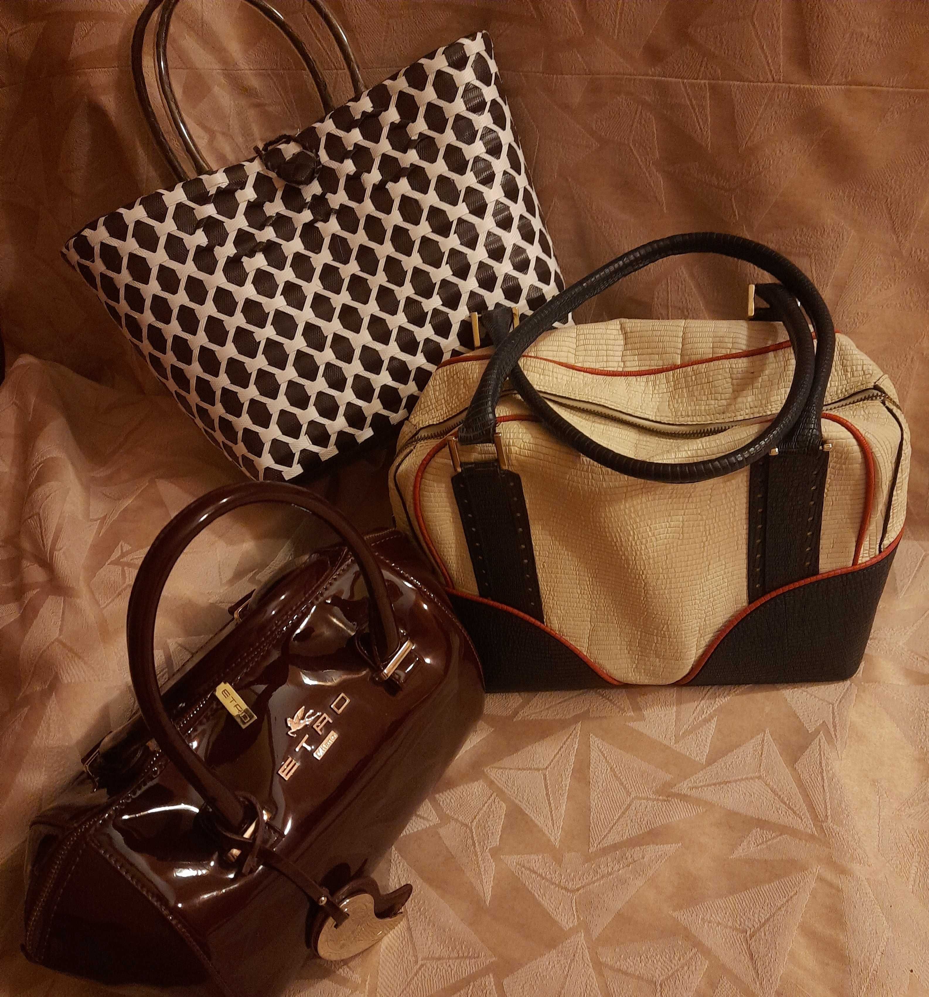 Брендові шкіряні сумки Sam Edelman Etro Armani
