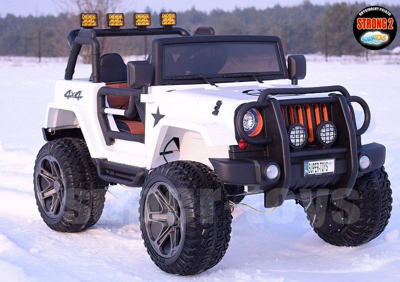 Dwuosobowe auto na akumulator JEEP MONSTER 4x4 z red. napędu WXE-1688