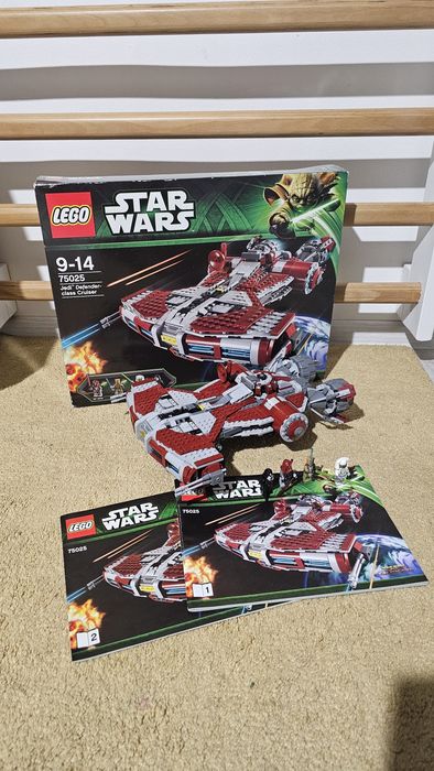 Zestaw Lego Star Wars 75025 Jedi Defender-class Cruiser komplet
