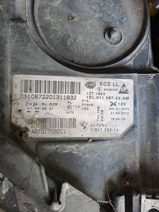 Lampa prawa bixenon bmw f10 f11 LCi lift