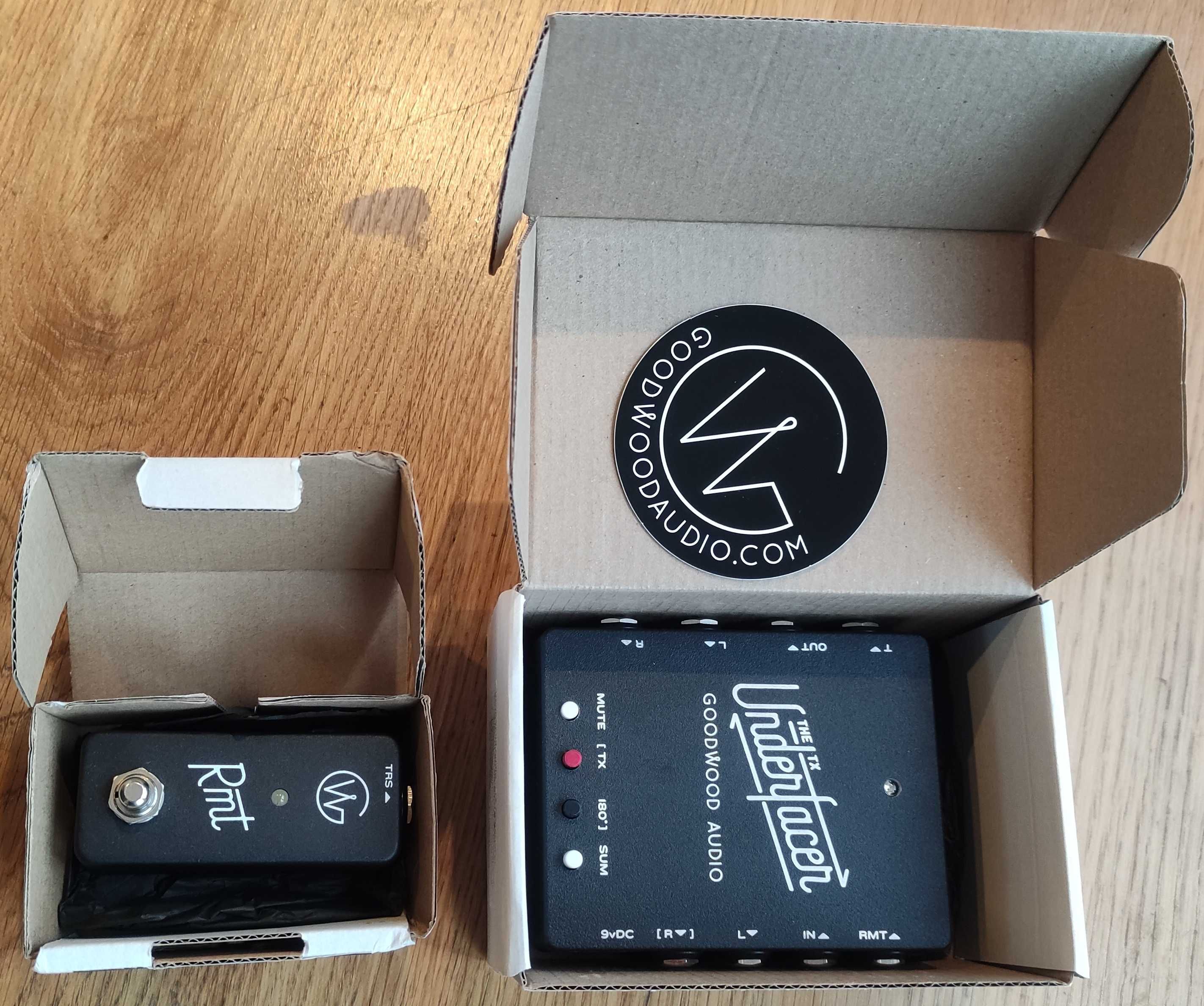 Goodwood Audio TX Underfacer + RMT /  pedalboard interface / patcher