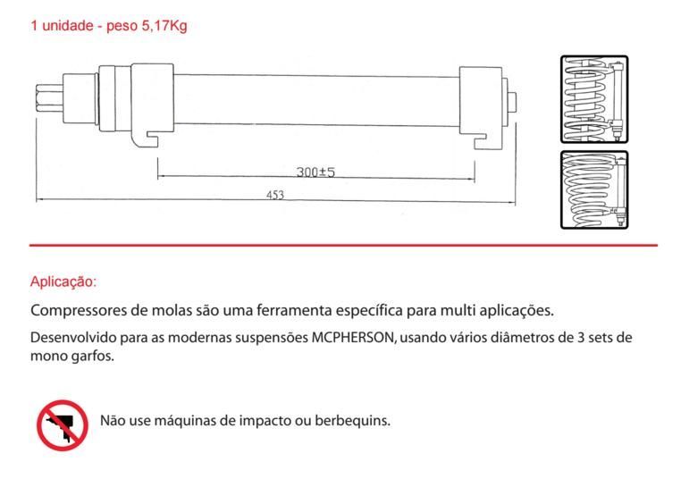 Compressor de Molas Macpherson REF. 801941