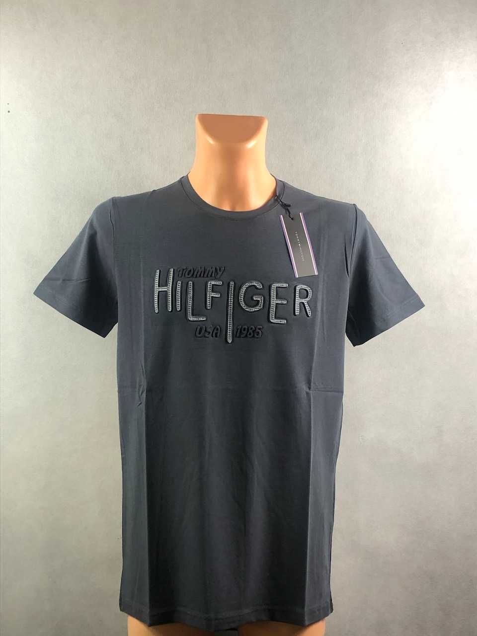 T-shirt męski Tommy Hilfiger czarny rozmiar M