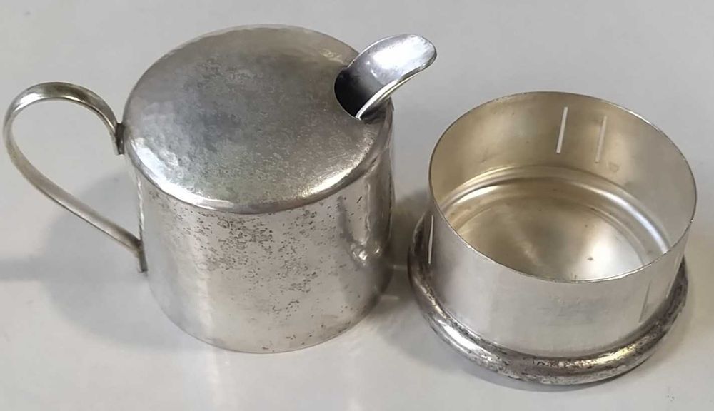 Немецкая сахарница.Серебрение.Клеймо D.R.G.M.