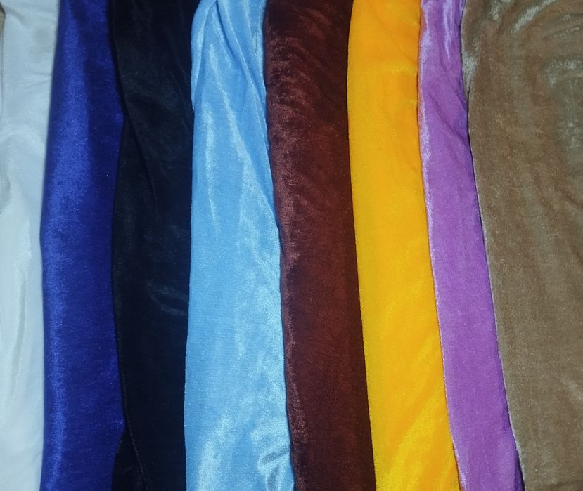 Распродажа Ткань Стрейч Велюр однотонный