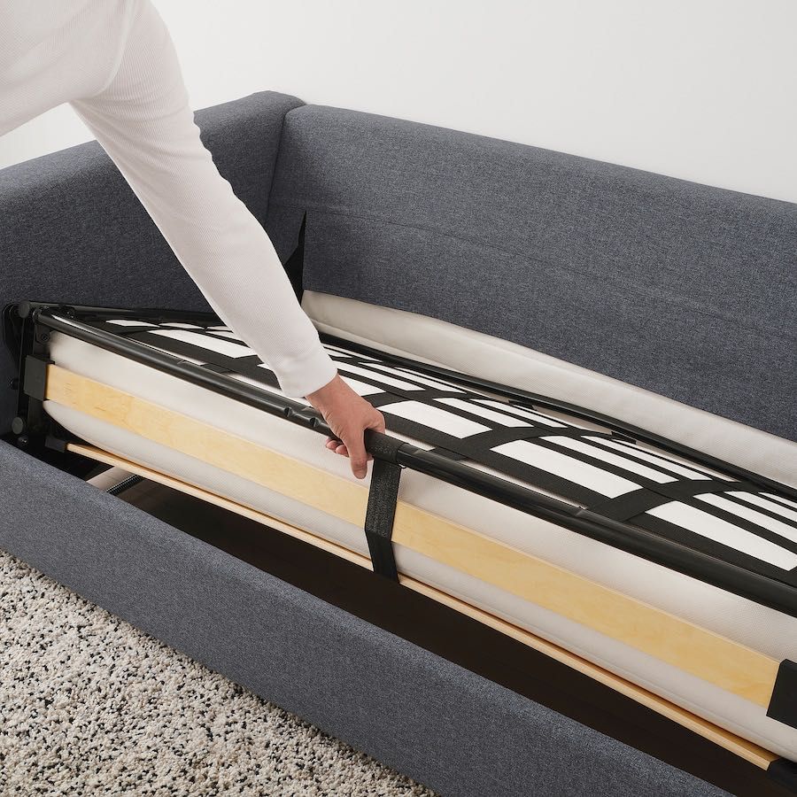 Ikea VIMLE
Rozkładana sofa 3-osobowa, Gunnared średnioszary