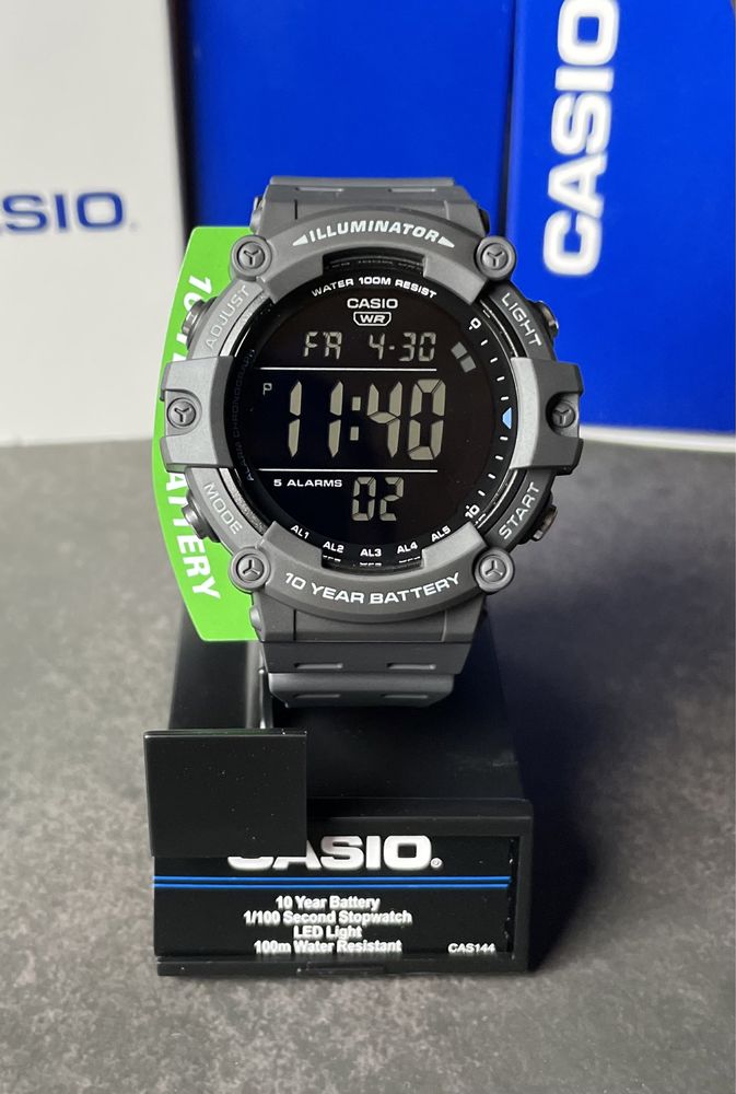 Годинник чоловічий Casio AE-1500WH-8B новий тактичний оригінал