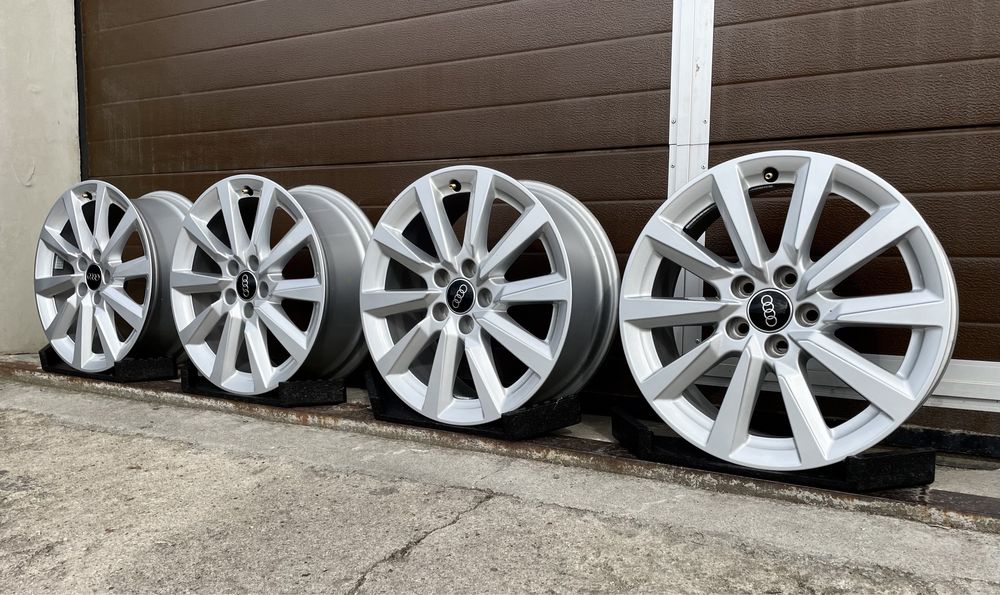 4x felgi aluminiowe 5x100 r16 et40 6,5J Alufelgi Oryginalne AUDI