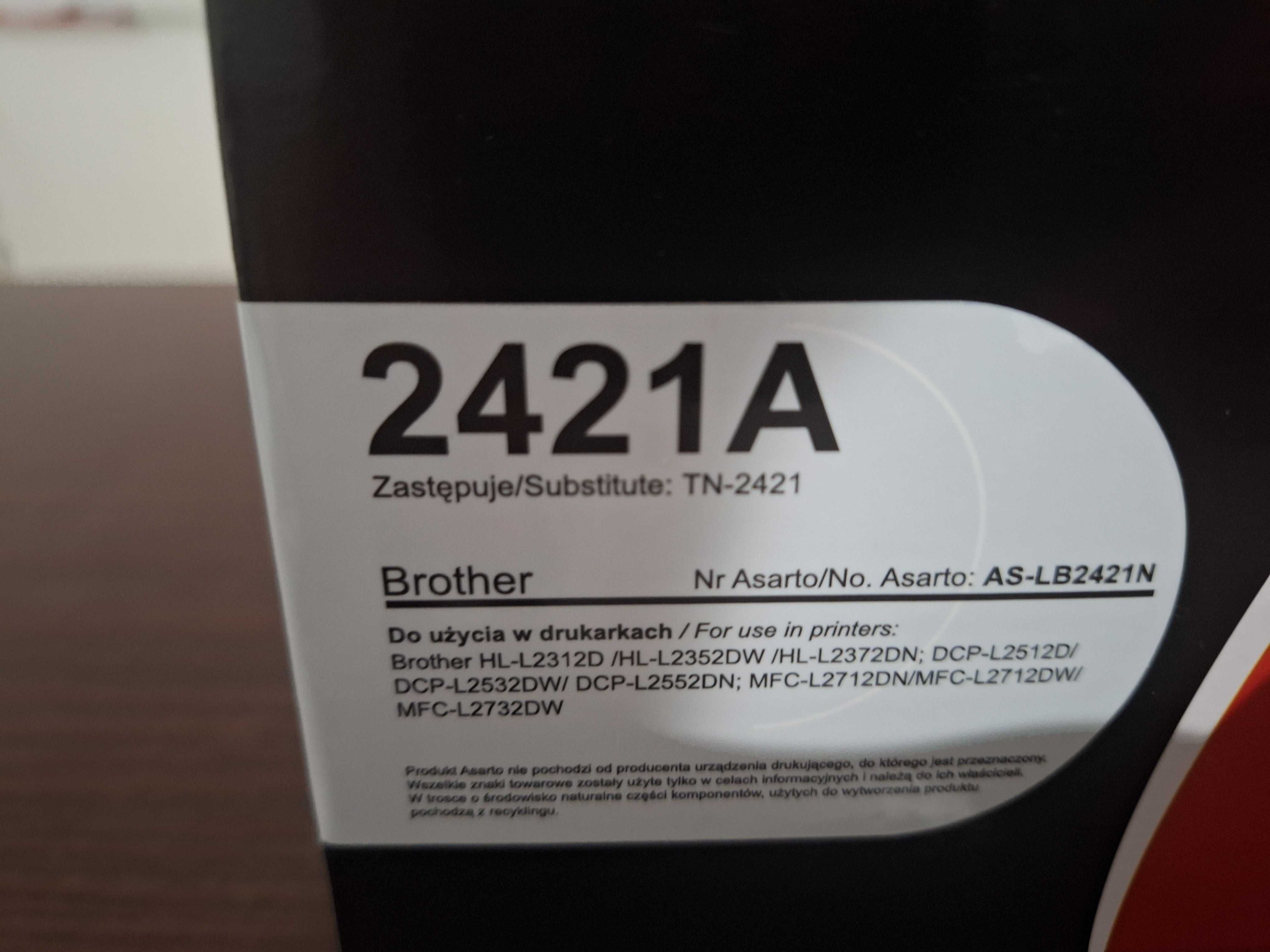 Toner do Brother TN2421  / 2 sztuki / zamiennik