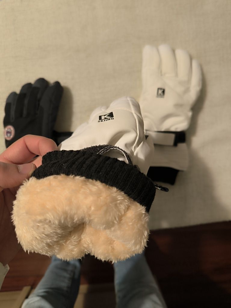 Luvas de ski impermeáveis